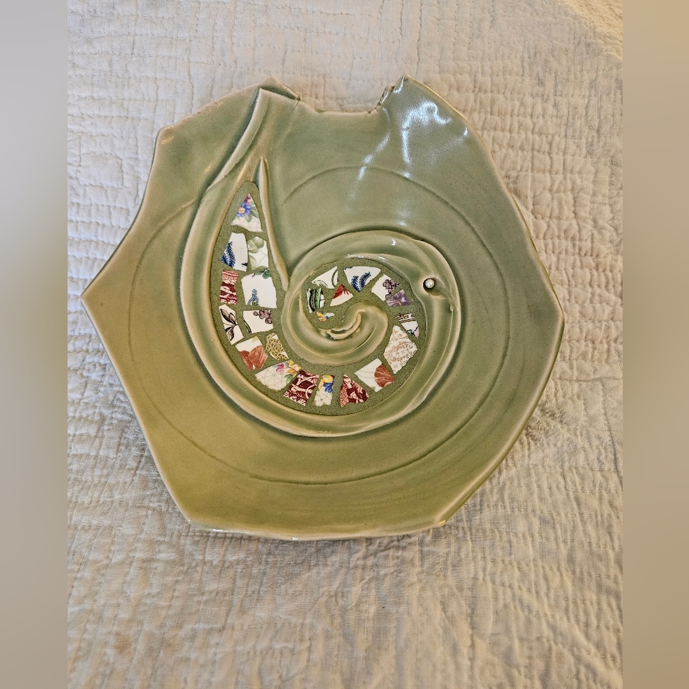 Vintage art pottery bowl